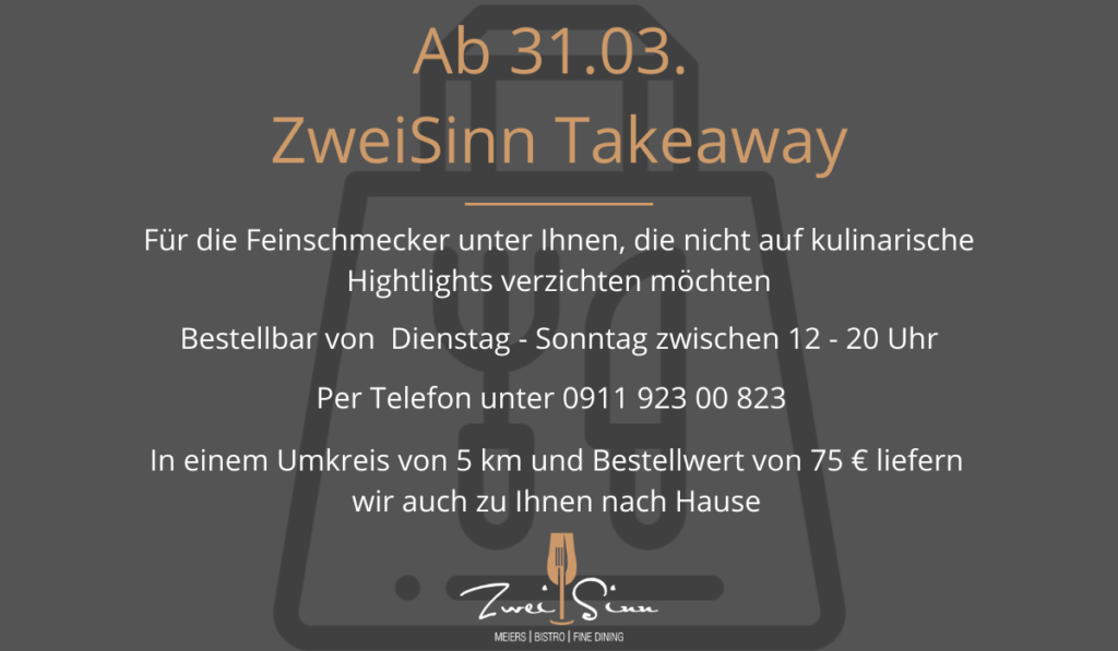Neues Takeaway-Konzept ZweiSinn Meiers