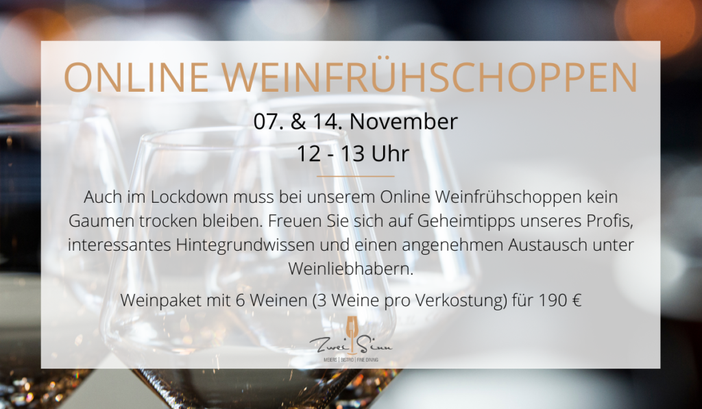 Online Weinfrühschoppen ZweiSinn Meiers